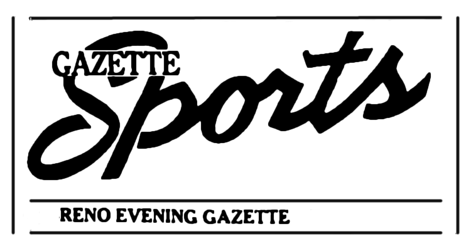 Gazette Sports masthead from the Reno Evening Gazette.